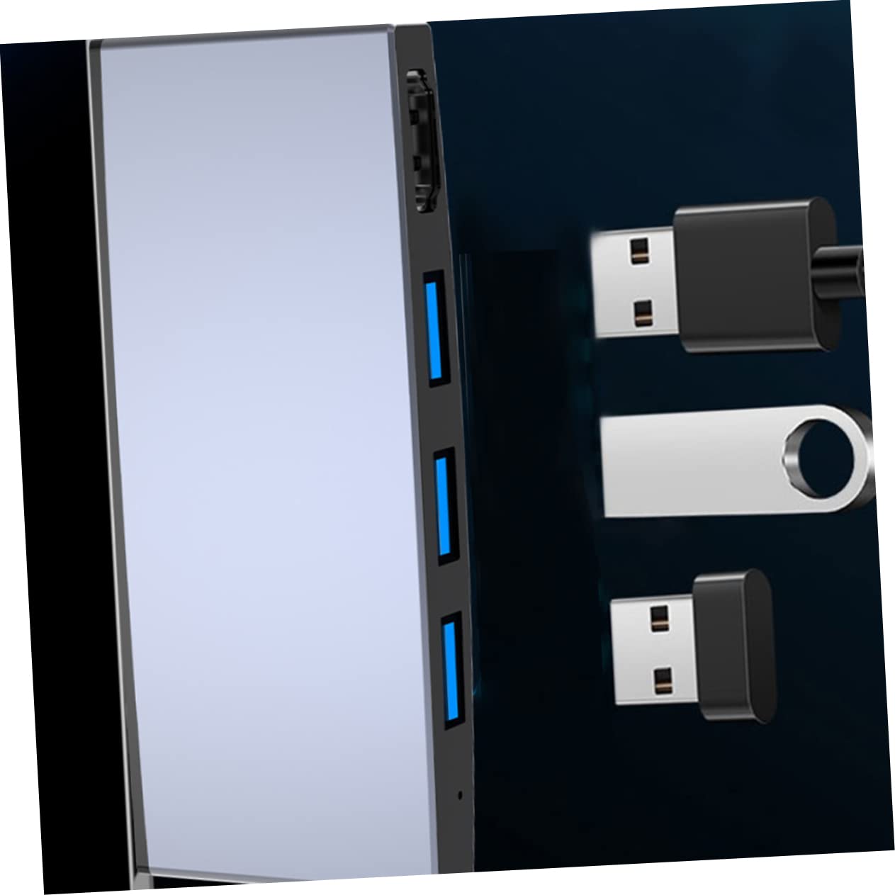 DOITOOL Concentrador USB Puertos Adaptador Multifunción para Surface Pro Concentrador USB Compatible Portátiles para Trabajo Casa