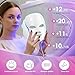Red-Light-Therapy-for-Face, 7-1 Colors Led Face Mask Light Therapy, Facial Skin Care Mask, Birthday, Christmas, Mothers Day, Valentines Day Gifts for Her Women Mom Best Friend Wife Teacher (White)