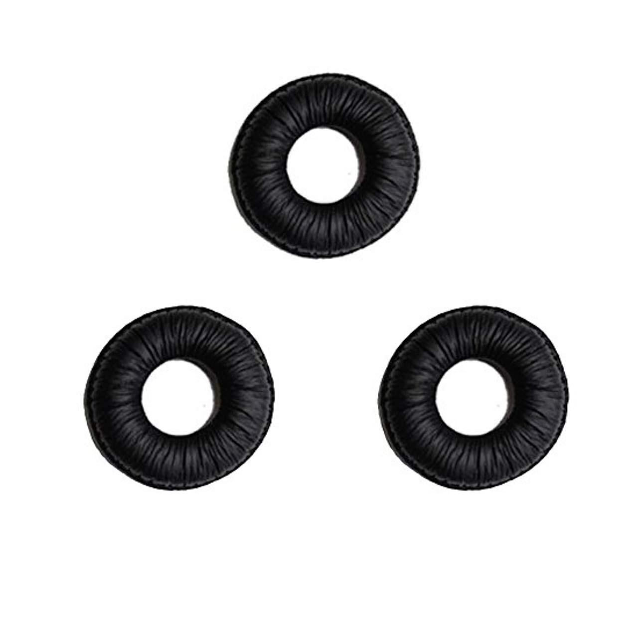 Global Teck WorldwideGlobal Teck Compatible with GN 2100, 2110, 2124, 2125, 9300, 9330, 9350 | Leatherette (Small) Ear Pads 3-Pack