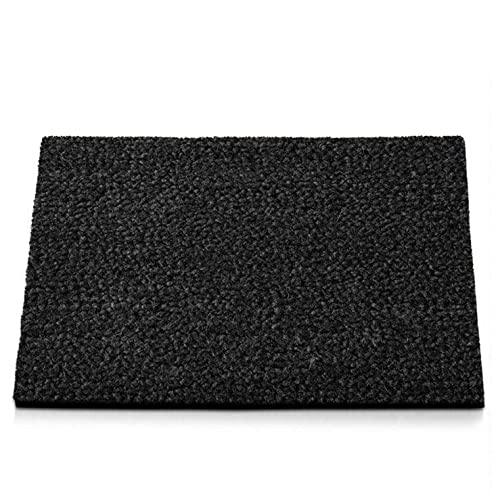 KARAT Zerbino in Coco - Nero - Prestazione di pulizia forte - Return antiscivolo (100 x 150 cm, 17 mm)