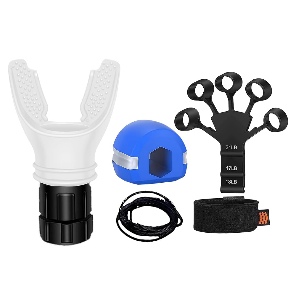 OxyBreeze Breathing Trainer with Finger Gripper - Adjustable Resistance Hand Exerciser & Forearm Strengthener for Fitness | Portable & Durable Grip Strength Trainer (B0D8B253S4) Amazon Price History, Amazon Price Tracker