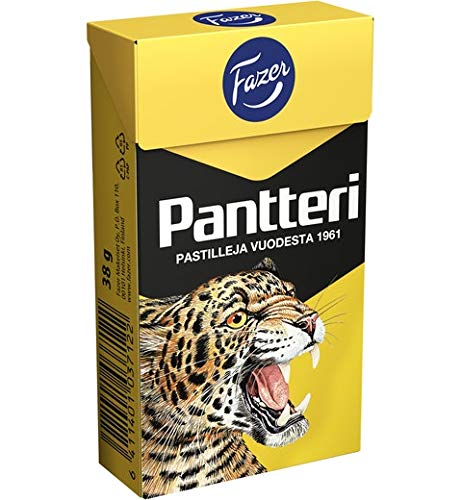 Fazer Pantteri Pastilles Lakritze 4 Schachteln of 38g