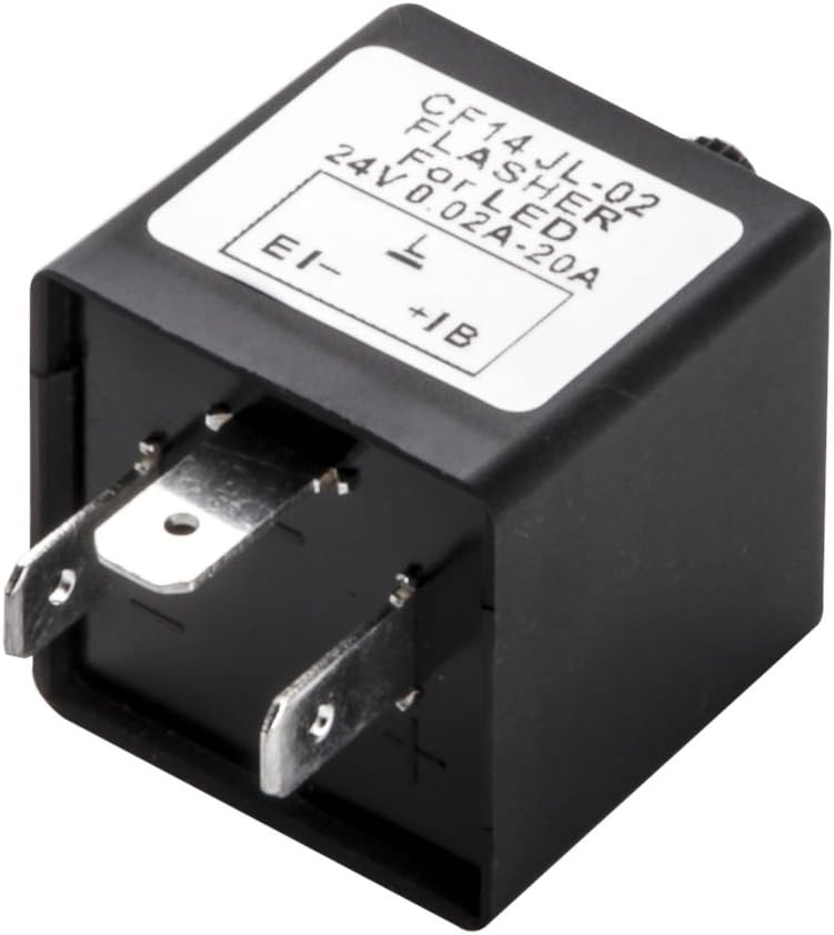 大型車 トラック バス 初売り 24v ハイフラ防止 Icウインカーリレー ハイラッシャー 点滅速度調整付き 3ピン 3pin ウィンカー