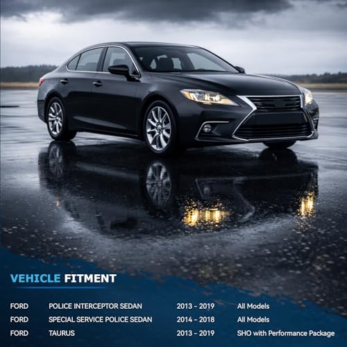 Image of Detroit Axle - Front 2pc Wheel Bearing Hubs for Ford 2013-2019 Taurus SHO