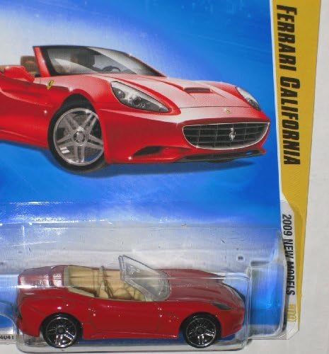 2009Hot Wheels Ferrari California Nuevos modelos 3842escala 1 64Die Cast coche coleccionable