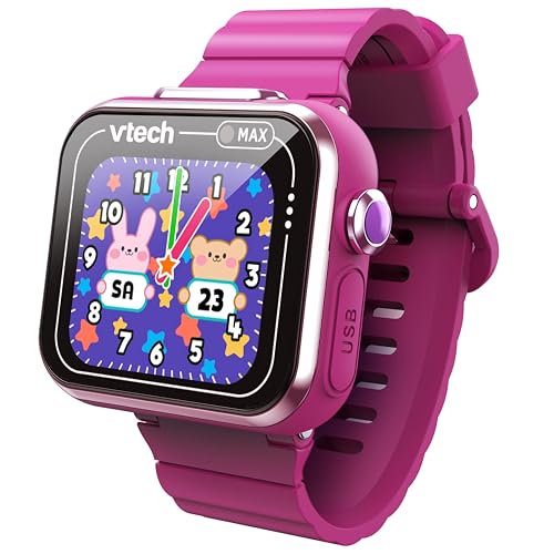 Vtech KidiZoom Smart Watch MAX Lila I Kinder-Smartwatch mit Duokamera I...