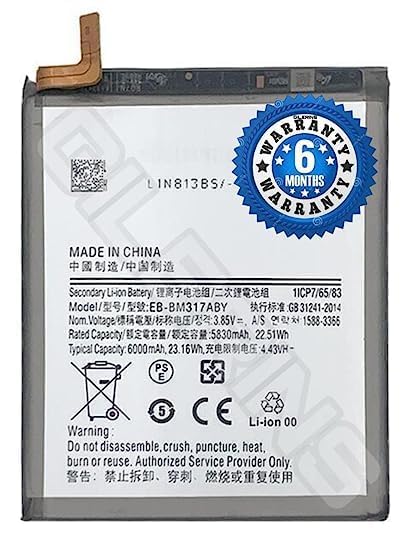 Image of Original EB-BM317ABY Battery for Samsung Galaxy M31s Battery with 6 Month Warranty **(E46)
