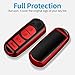 Tukellen for Mazda Key Fob Cover,Special Soft TPU Key Case Cover Protector Compatible with Mazda Miata CX-3 CX-4 CX-5 CX-7 CX-9 MX5 2/3/5/6/8 Key Shell (Red)