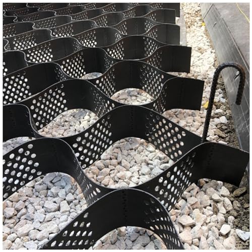 Grille de gravier pliable 10 cm stabilization d'allée carrossable