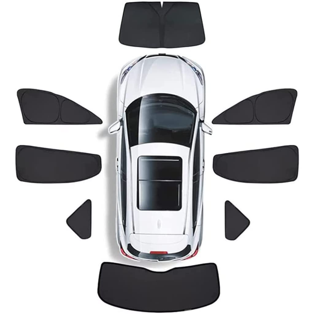 Auto Seitenfenster Sonnenschutz für VW Touran 2006-2015,Front Heck Magnetischer Window Sun Shade Visor Privacy Protection Covers Auto Accessories,8pcs