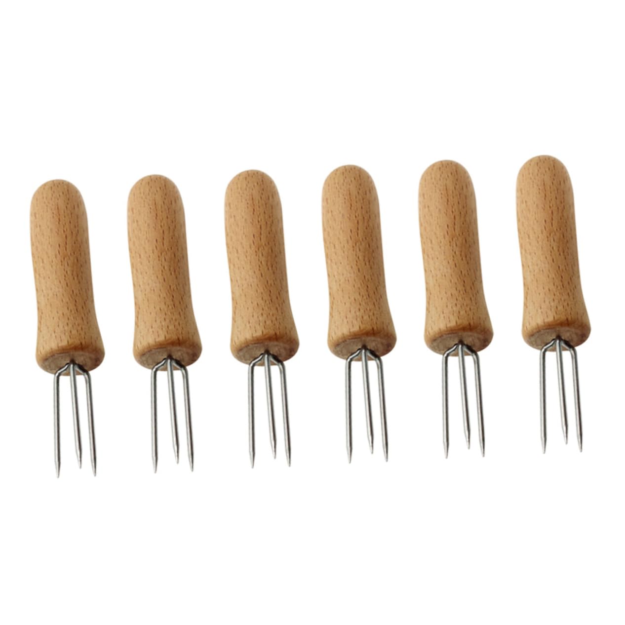Happyyami 18 Stk Halter Für Maiskolben Zum Grillen Maishalter Maisgabeln Mais-clips Kochgabel Cob Bbq Lebensmittel Zinken Grillspieße Maisspieße Kuchengabeln Ai Zhu Fruchtgabel Bambus
