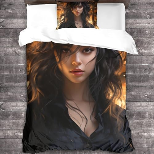 Parure de lit 3 pièces imprimé esthétique pour un couchage confortable - 4