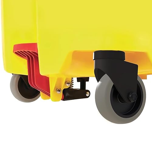 Miniatura 4 de AAGUT Juego de 8 ruedas de repuesto para cubo de fregona de 3 pulgadas para modelos comerciales Rubbermaid y WaveBrake, ruedas giratorias de