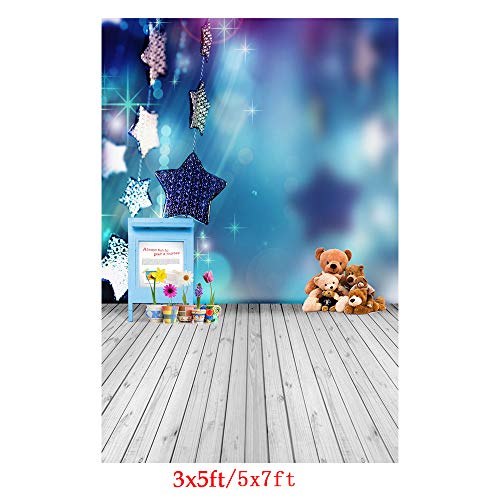 KKmoon C759 0.9 * 1.5m/1.5 * 2.1m Fotografia Fundo Pano de fundo Clássico Moda Piso de madeira para