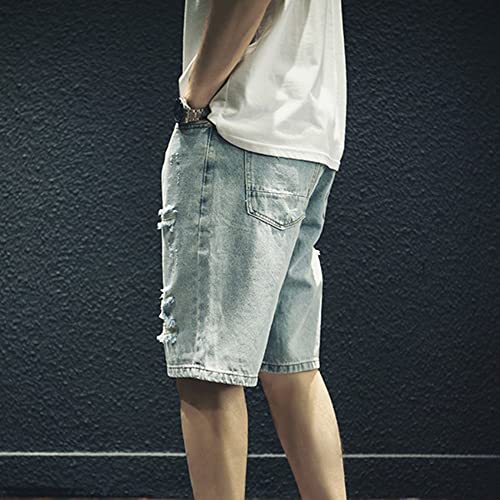 Men's Stretch Classic Fit Short Jeans Regular Relaxed Half Denim Shorts Casual Straight Comfort Jean Shorts3