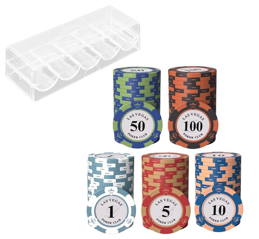 カジノチップ $100表記 100枚 ポーカー ブラックジャック カジノ カジノチップ 100枚 セット ケース 付 安い カジノコイン 玩具