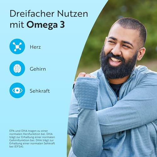 Nutravita Omega 3 Kapseln Hochdosiert 2000mg Fischöl - 90 Weichkapseln – Ansicht 2