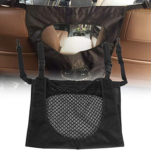 Hunde Rücksitz Barriere Hunde Gepäcknetz Rücksitz Hund Schutznetz Auto Sicherheitsnetz Trennnetz Auto Rücksitz Netz für sicher und angenehm Reise, 71 x 45cm