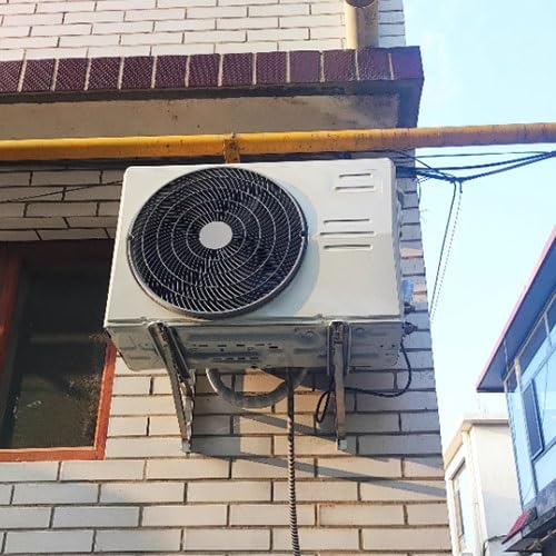 Staffa a Muro Senza Acciaio, Adatta per condensatori di condizionatori d'Aria da 9000 a 36000 BTU, antiruggine, Compatibile con condizionatori Split e Pompe di Calore.