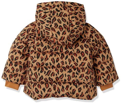 Image of Amazon Essentials Girls and Toddlers' Heavyweight Hooded Puffer Coat, Water-Resistant