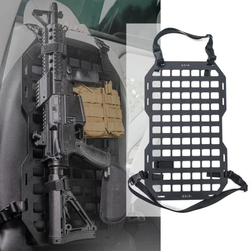 Hemsk Days rigid seat organizer, molle panels for vehicles, molle seat back organizer, tactical seat back organizer