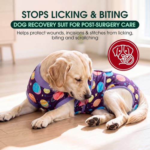 Image of Kuoser Dog Surgery Suit Female Spay, Dog Recovery Suit Male Neuter