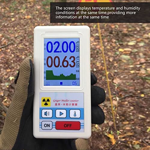 Image of Srliya BR ‑6 Geiger Counter, Easy Reading Multifunctional Radioactive Detector for Nuclear Radiation Electromagnetic Radiation