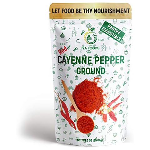 Iya Foods Red Cayenne Pepper Ground, 100% Single Ingredient, Turns up the heat in your delicious meal, 3 oz Pack Cover