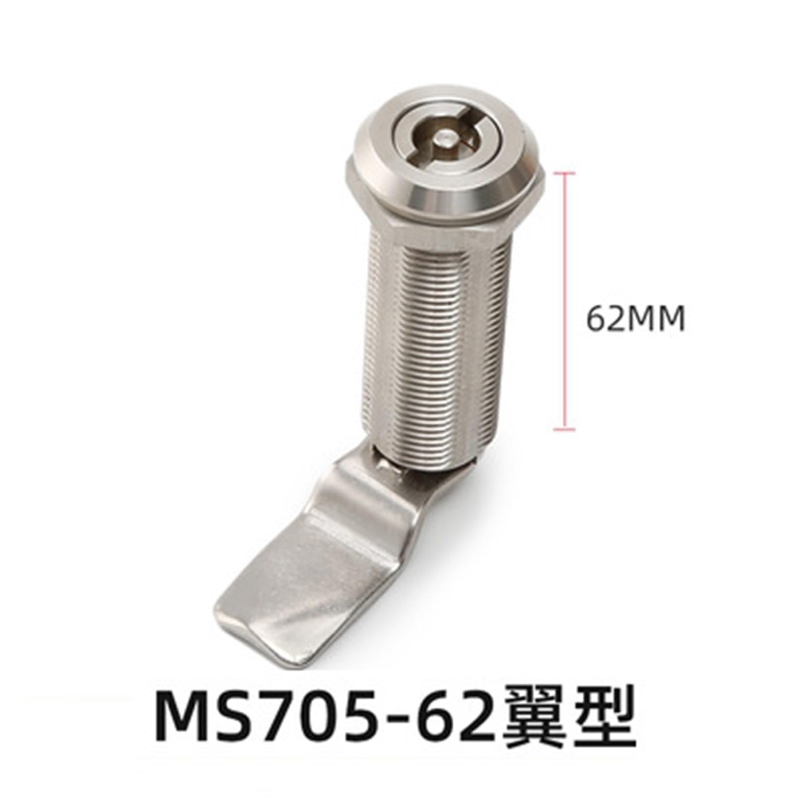 Cerradura de leva triangular larga de acero inoxidable 304, XJJ-MS-705, 1 unidad(Wing Type-62)