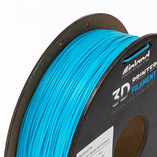 Image of INLAND Micro Center PLA+ 3D Printing Filament 1.75mm - PLA Pro Dimensional Accuracy + /- 0.03 mm - 1kg Cardboard Spool (2.2 lbs) (1 Pack Light Blue, 1.75mm)