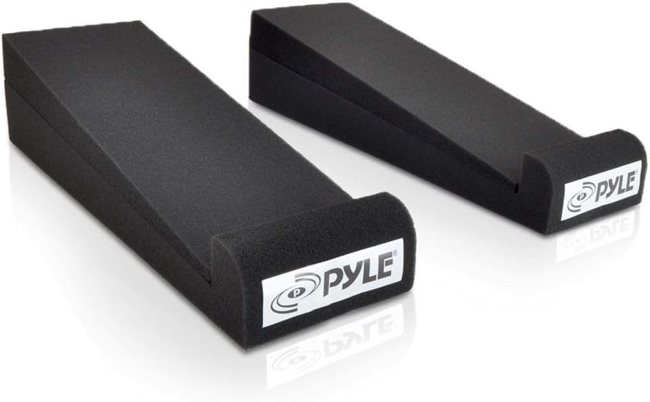 Amazon.com: Pyle Sound Dampening Speaker Riser Foam - Audio Acoustic ...
