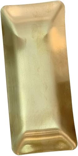 Cabilock 1 bandeja de joyería de acero inoxidable 304, oro