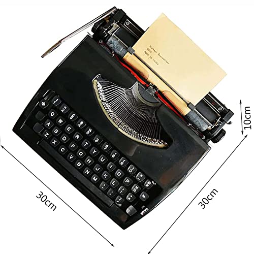 Manuelle Schreibmaschine für Zuhause/Büro/Schreibtisch – Vintage mechanische Schreibmaschine für Schriftsteller, Retro altmodische tragbare Schreibmaschinen