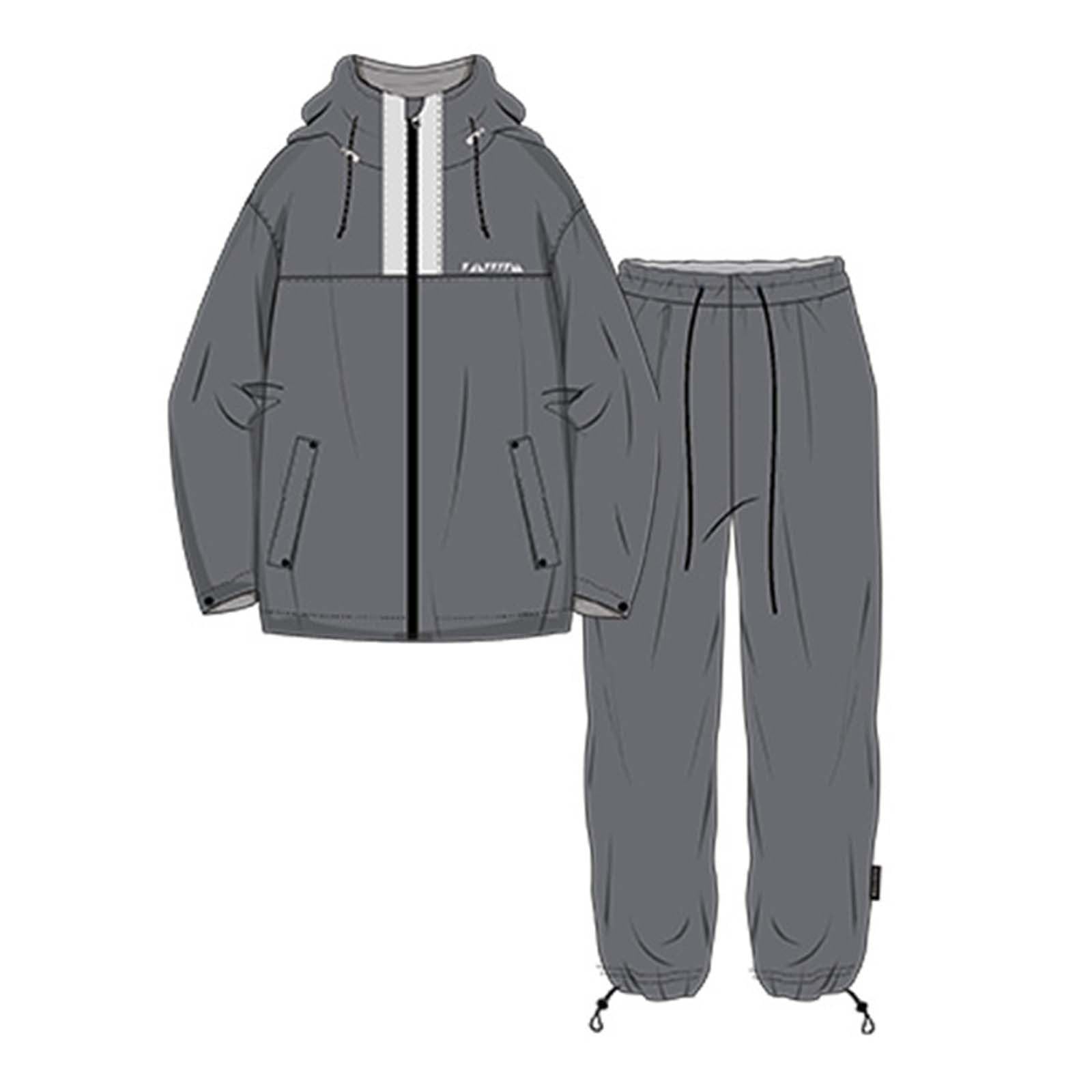 Chubasquero para hombre, impermeable, transpirable, chubasquero ligero con capucha, capa de lluvia, traje deportivo al aire libre, golf, senderismo, ocio