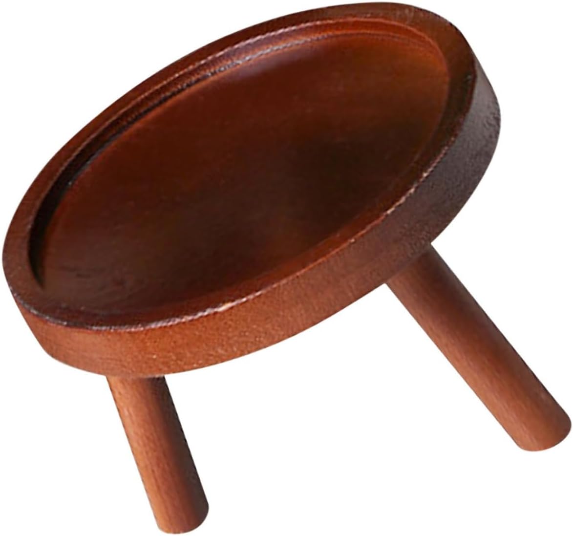 Solid Wood Flower Stand Tiered Plant Stand for Indoor Plants Base Desktop Rustic Style Vase Bonsai Pot