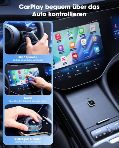 Wireless CarPlay Gerät für Apple CarPlay, Wired to Wireless,Auto Connect – Ansicht 5