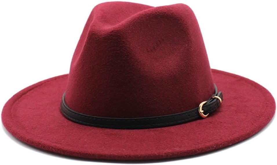 Western White Felt Cowboy Hat, Crystal-Trimmed Band, Wide Brim, Black Hatband