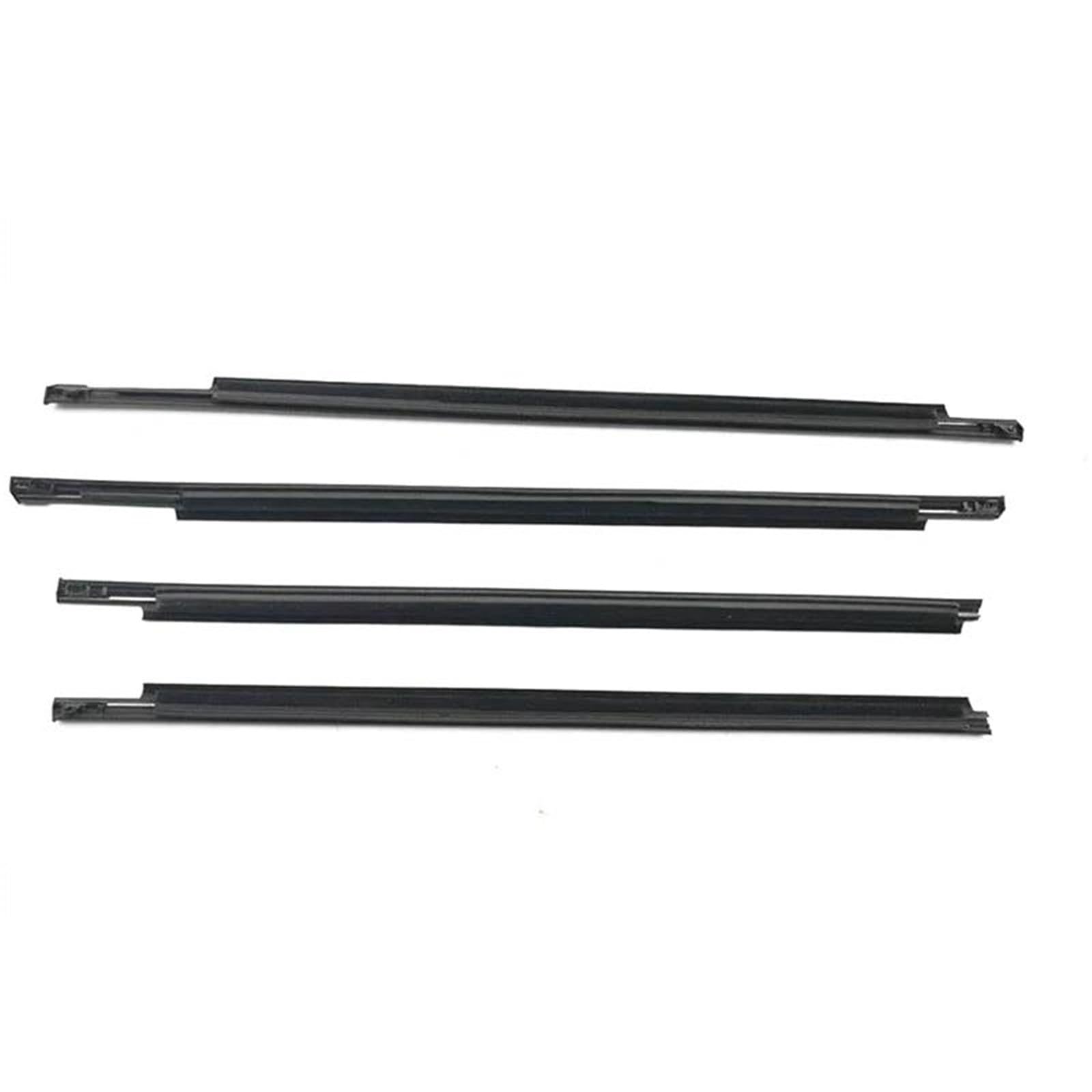 Snwdbh One Color 4Pcs Car Door Window Weatherstrip For Toyota For Prius 2004-2009 Outer Side Glass Rubber Belt Moulding Trim Sealing Protector Exterior Belt