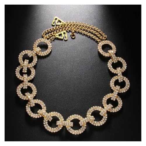 Gold Bra Straps Ring Rhinestone Tops Shoulder Chain for Women Fashion Lingerie Strap