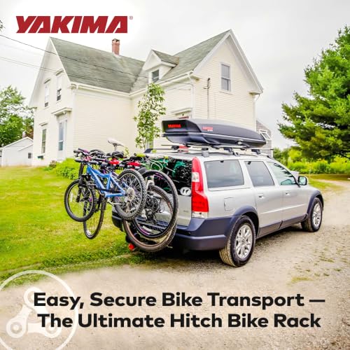 Image of YAKIMA, RidgeBack Tilt-Away Hitch-Mounted Bike Rack for Cars, SUVs, Trucks and More, Fits 1.25 inch and 2 inch Hitches