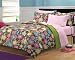 My Room Boho Garden Ultra Soft Microfiber Girls Bedding Comforter Set, Multi-Colored, Twin