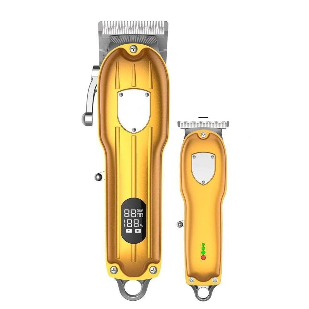 Tagliacapelli da uomo, kit combinato elettrico professionale per uomo, tagliacapelli senza fili, regolabile