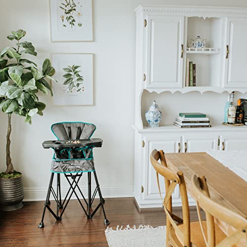 Baby Delight Go With Me Uplift Deluxe Portable High Chair | Indoor And Outdoor | Teal And Grey #TOP5