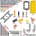 Habow 420pcs Technic-Parts -Pin-Connector Compatible with Major Brands Technic Parts, Beam Frame Plate Liftarm Wheels Tire Etc. MOC Replacement Pieces for Toy Building Sets