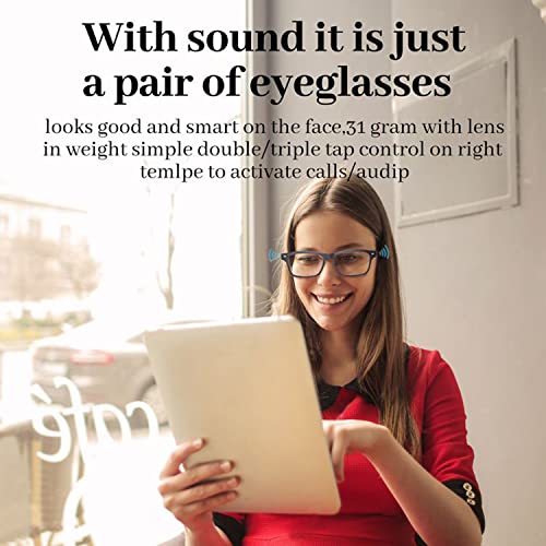 Meagtlva Smart Glasses For Men, Bluetooth Glasses, Open Ear Music Glasses Hands-Free Calling, Polarized Lenses, Ip5 Water-Sweat Proof For Bluetooth Dvieces #TOP1