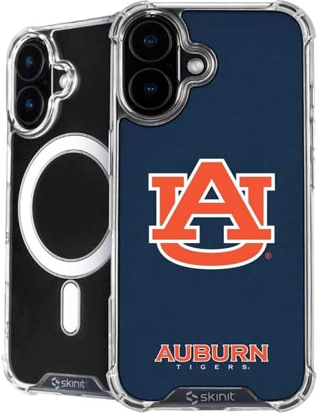 Skinit Phone Case Compatible with MagSafe iPhone 17 - Officially Licensed Auburn University Tigers Mascot Design