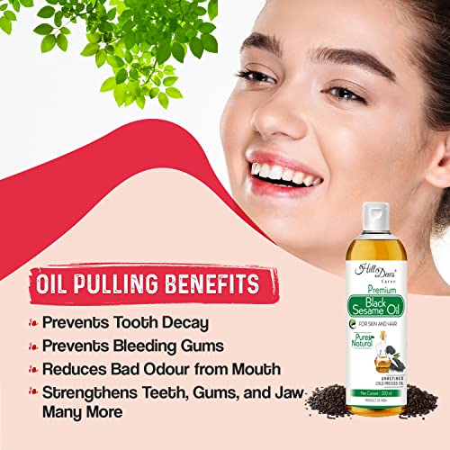 Image of Sesame Oil 200ml Unrefined Cold Pressed Carrier Oil For Skin and Hair 200 ml