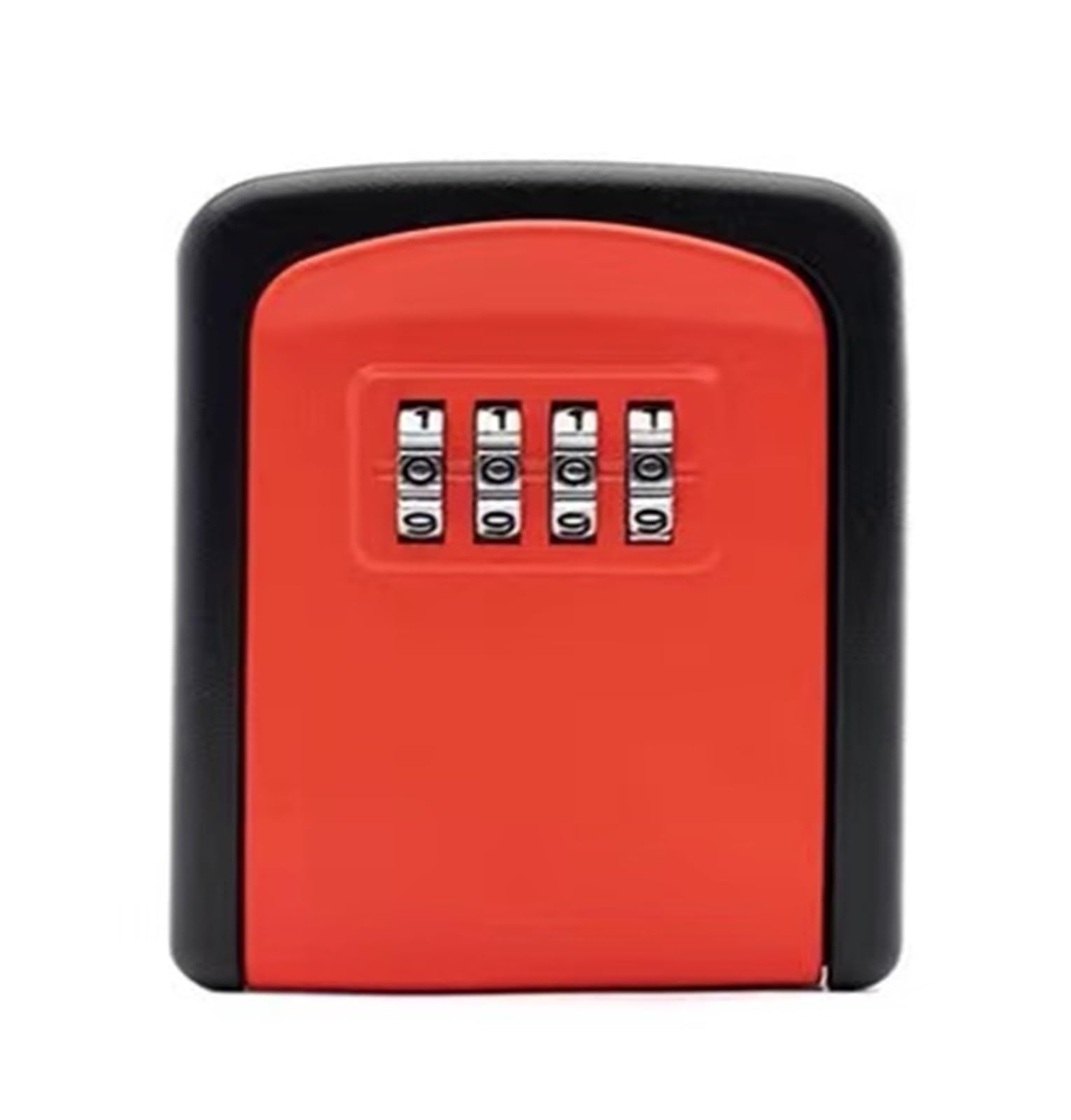 Mthckxjbsuz Rosso Safe Box, Aluminum Alloy Password Key Lock Box ， Wall Mounted Safe Waterproof Outdoor 4 Bit(Rosso)