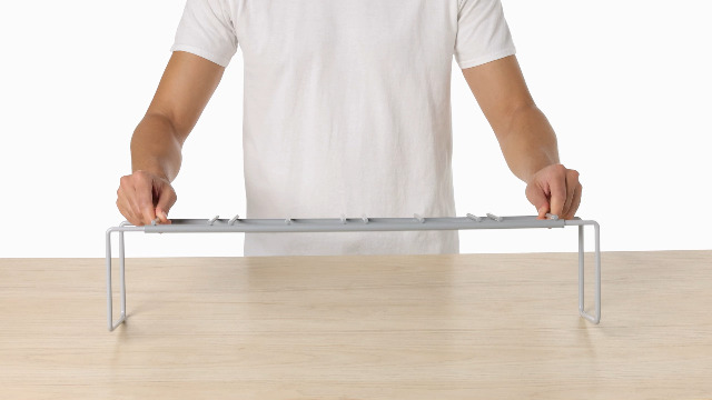 Support Pour Rebord De Fenêtre Extensible - 70 à 100 Cm - Blanc - Pour Pots De Fleurs - Acier Peint - 5