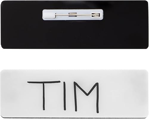 Miniatura 5 de Juvale Paquete de 15 insignias de identificación de empleados, etiquetas de identificación de empleados, etiquetas de personal personalizadas para